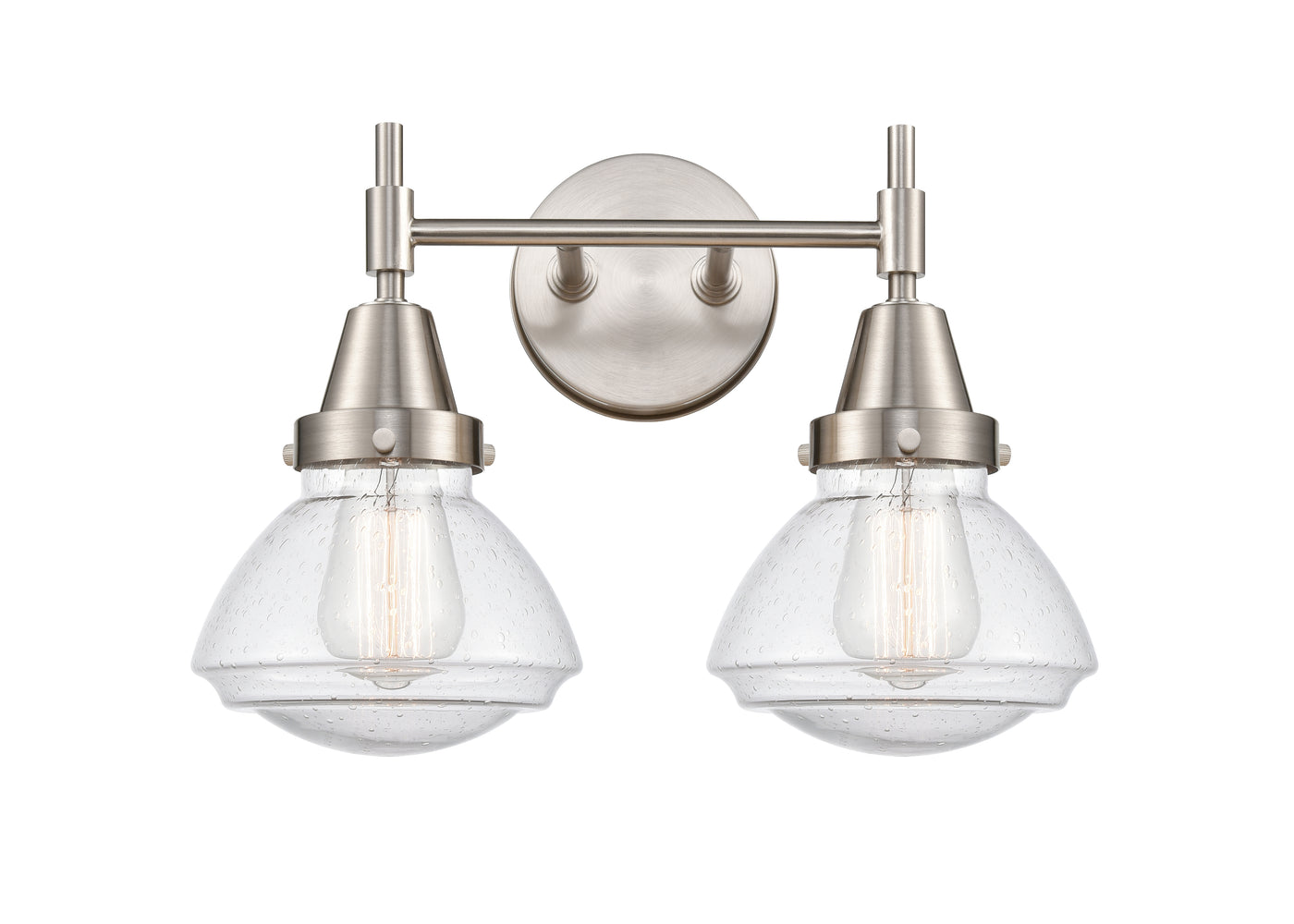 Caden Bath Vanity Light Steel Glass