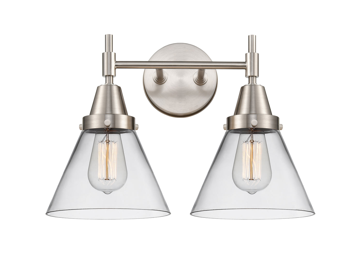 Caden Bath Vanity Light Glass Steel