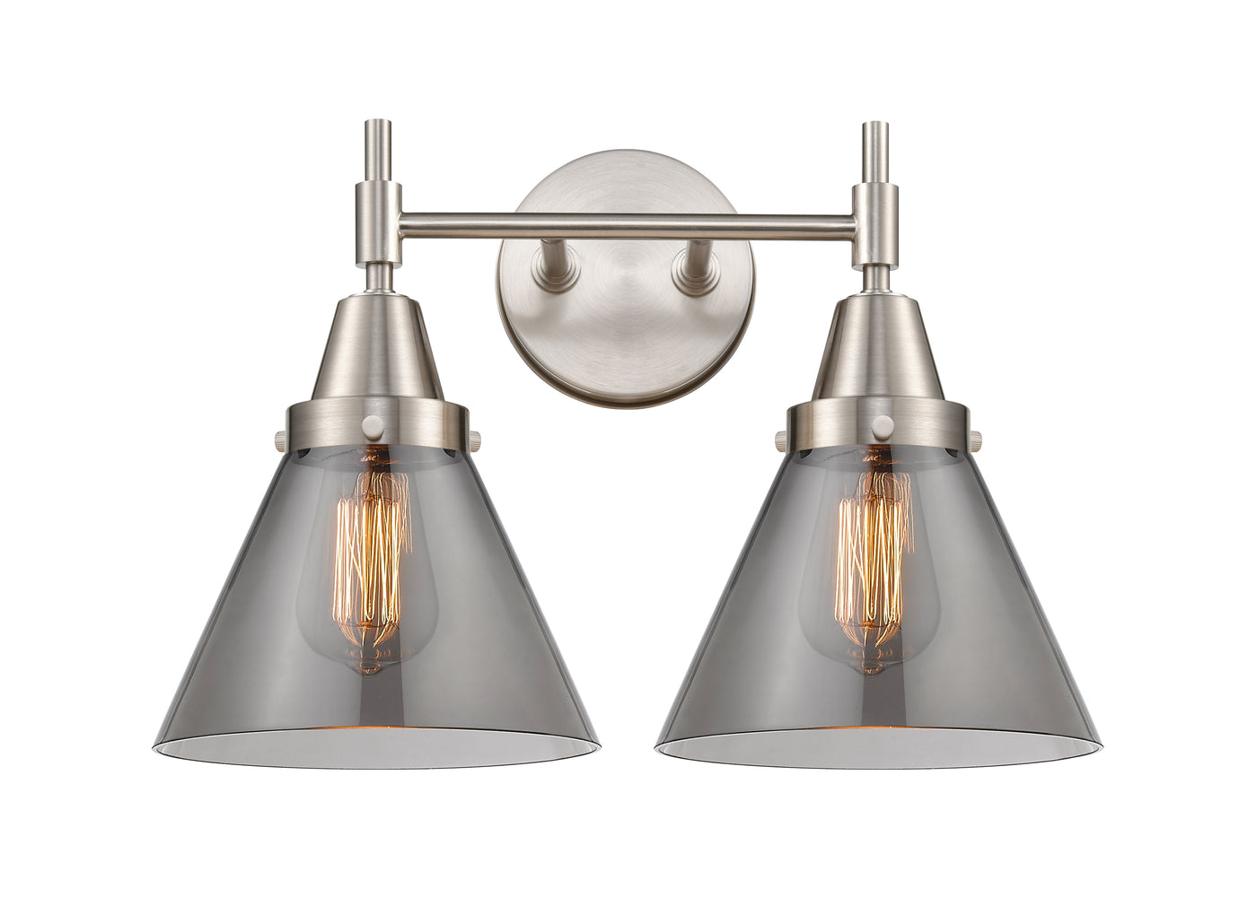 Caden Bath Vanity Light Glass Steel