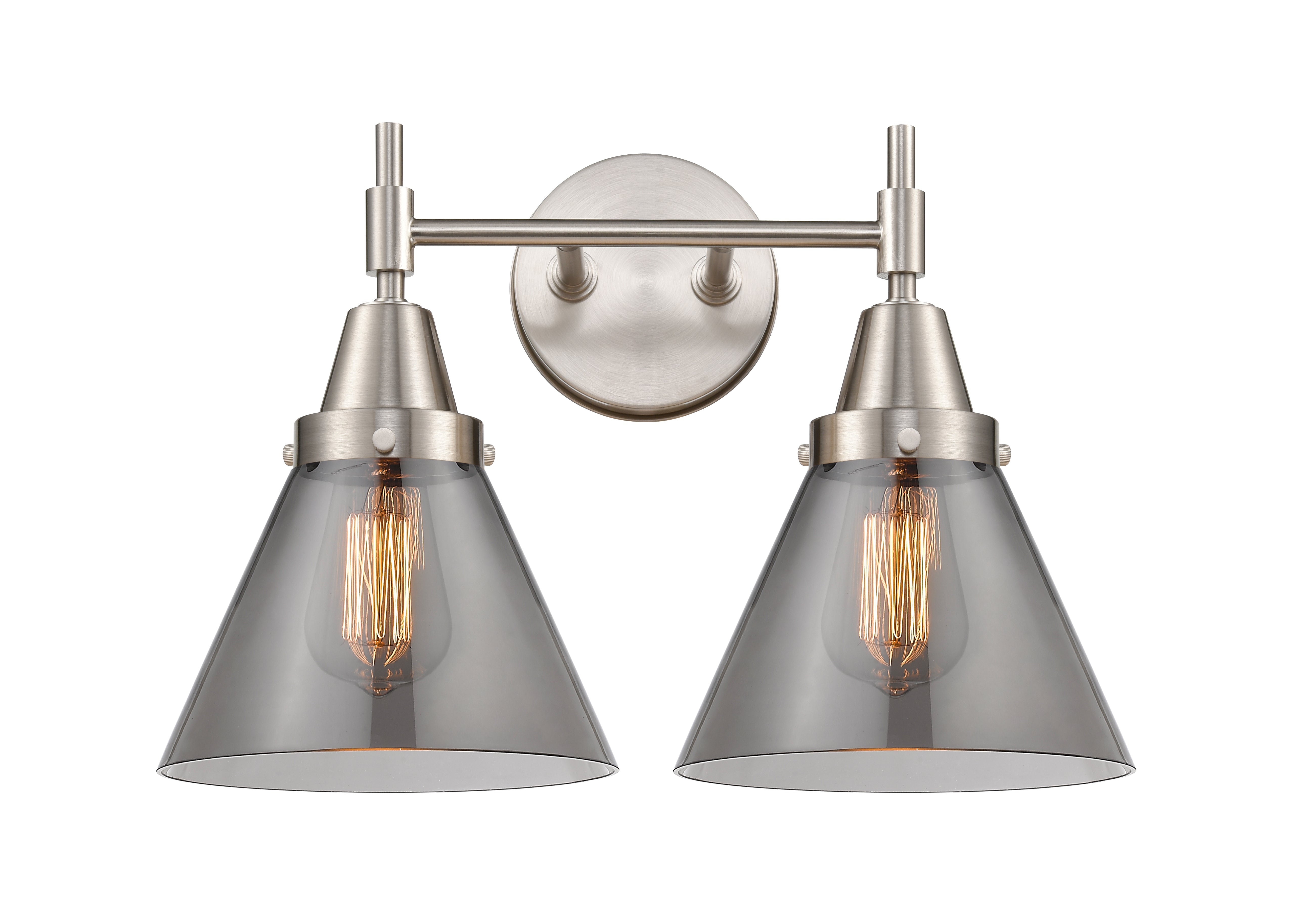 Caden Bath Vanity Light Glass Steel