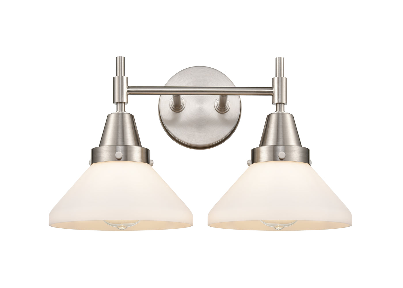 Caden Bath Vanity Light Steel Glass