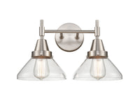 Caden Bath Vanity Light Steel Glass