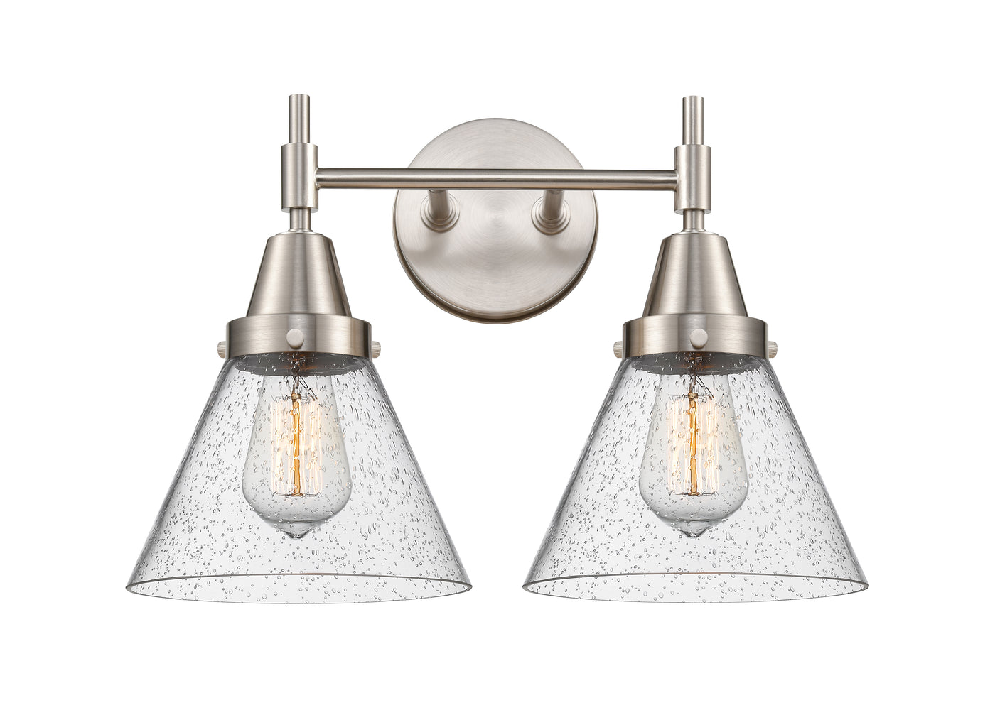 Caden Bath Vanity Light Glass Steel