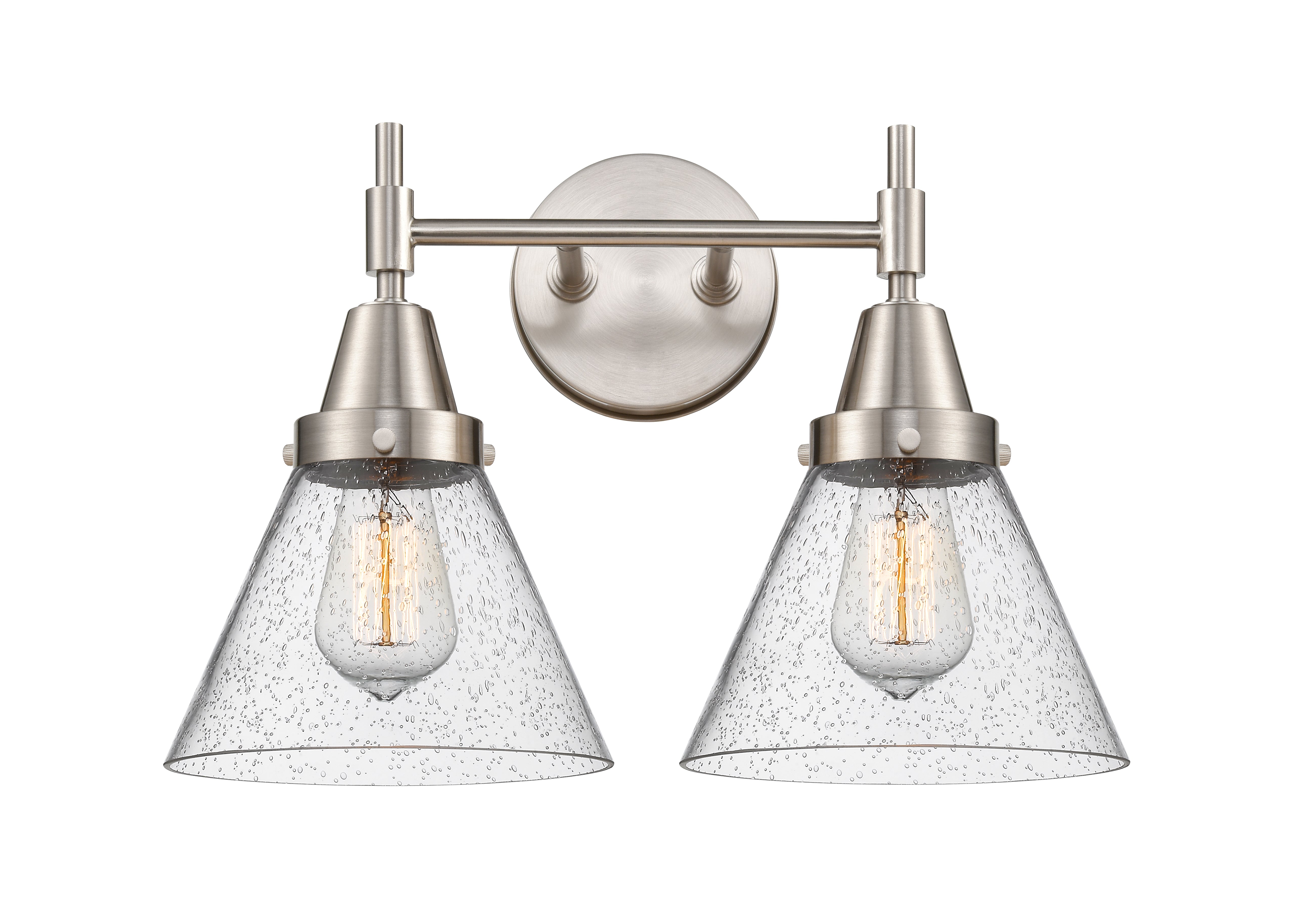 Caden Bath Vanity Light Glass Steel