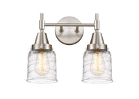 Caden Bath Vanity Light Glass Steel 14 Inch