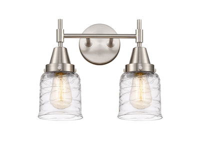 Caden Bath Vanity Light Glass Steel 14 Inch