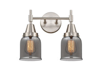 Caden Bath Vanity Light 17 Inch Glass Steel