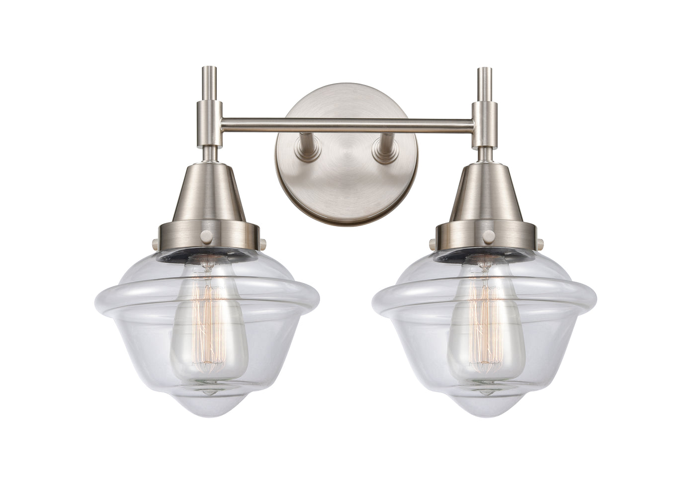 Caden Bath Vanity Light Glass Steel 11 Inch