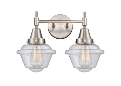 Caden Bath Vanity Light Glass Steel 11 Inch