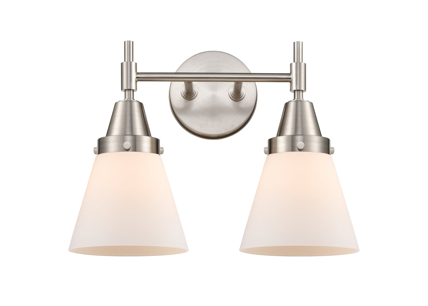 Caden Bath Vanity Light Glass Steel 11 Inch