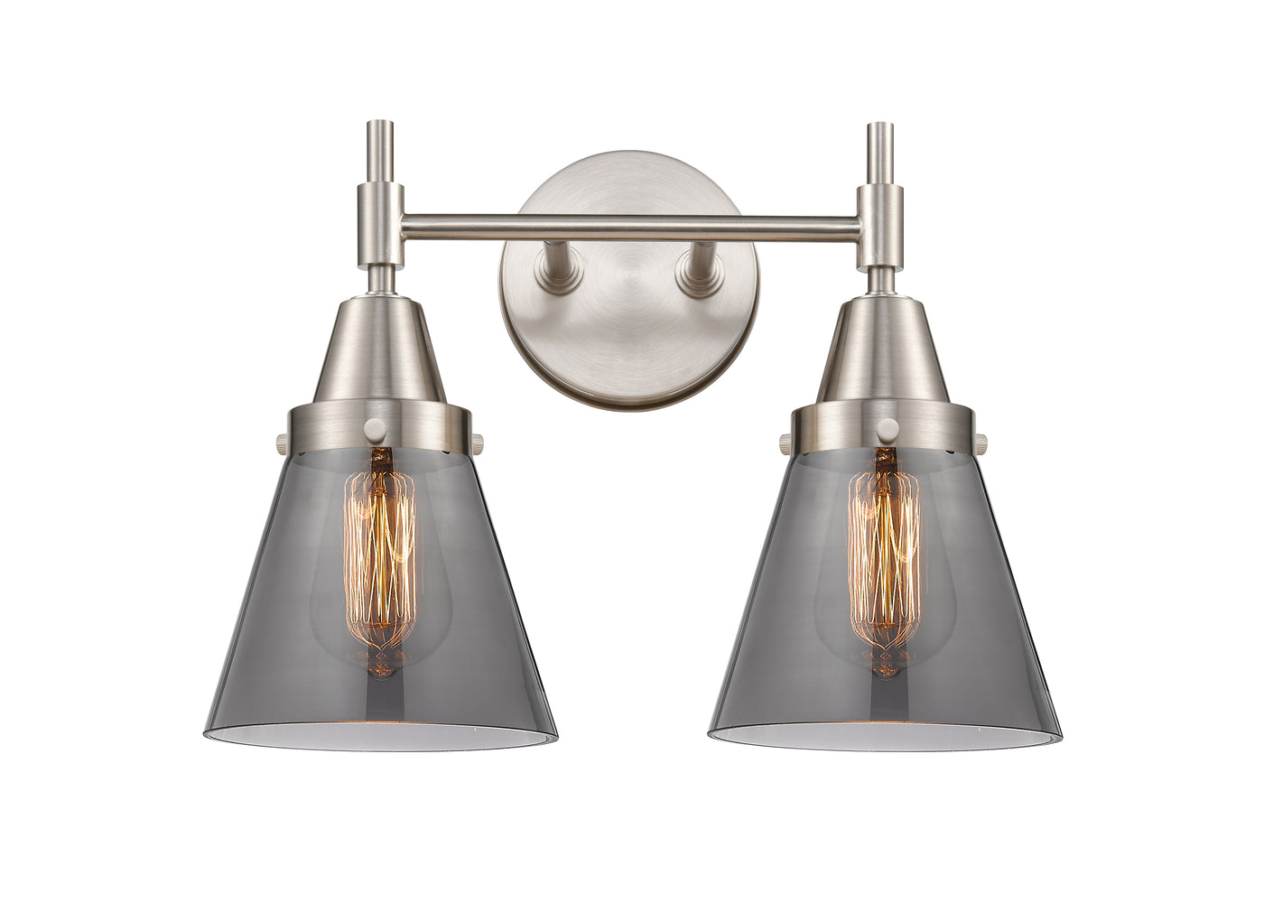 Caden Bath Vanity Light Glass Steel Dimmable