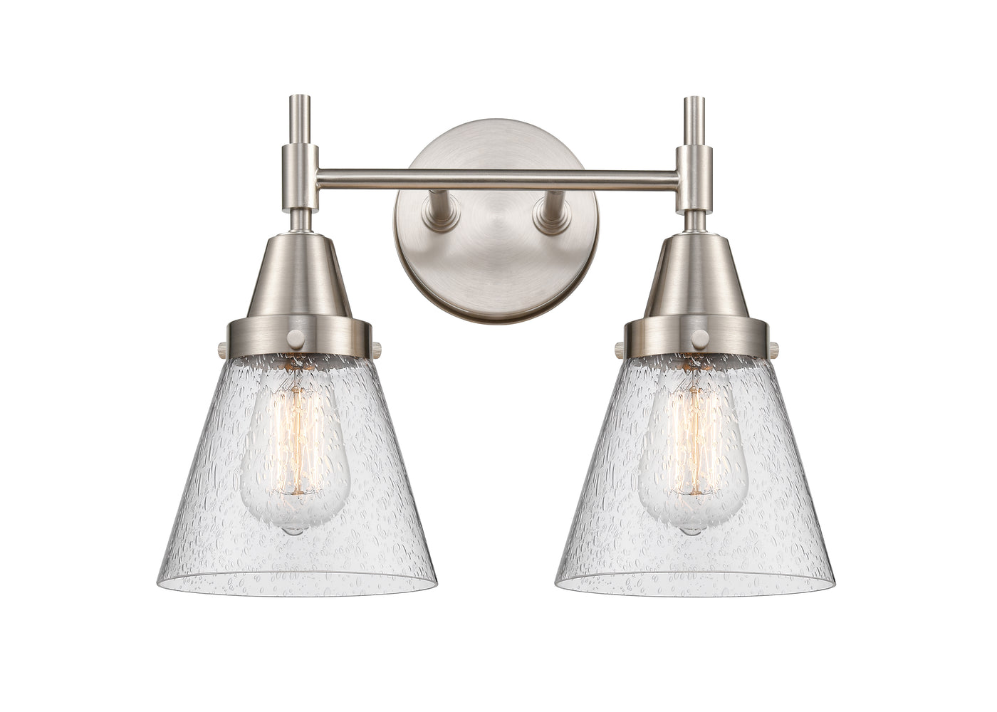 Caden Bath Vanity Light Glass Steel Dimmable