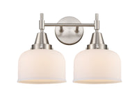 Caden Bath Vanity Light Glass Steel Finish