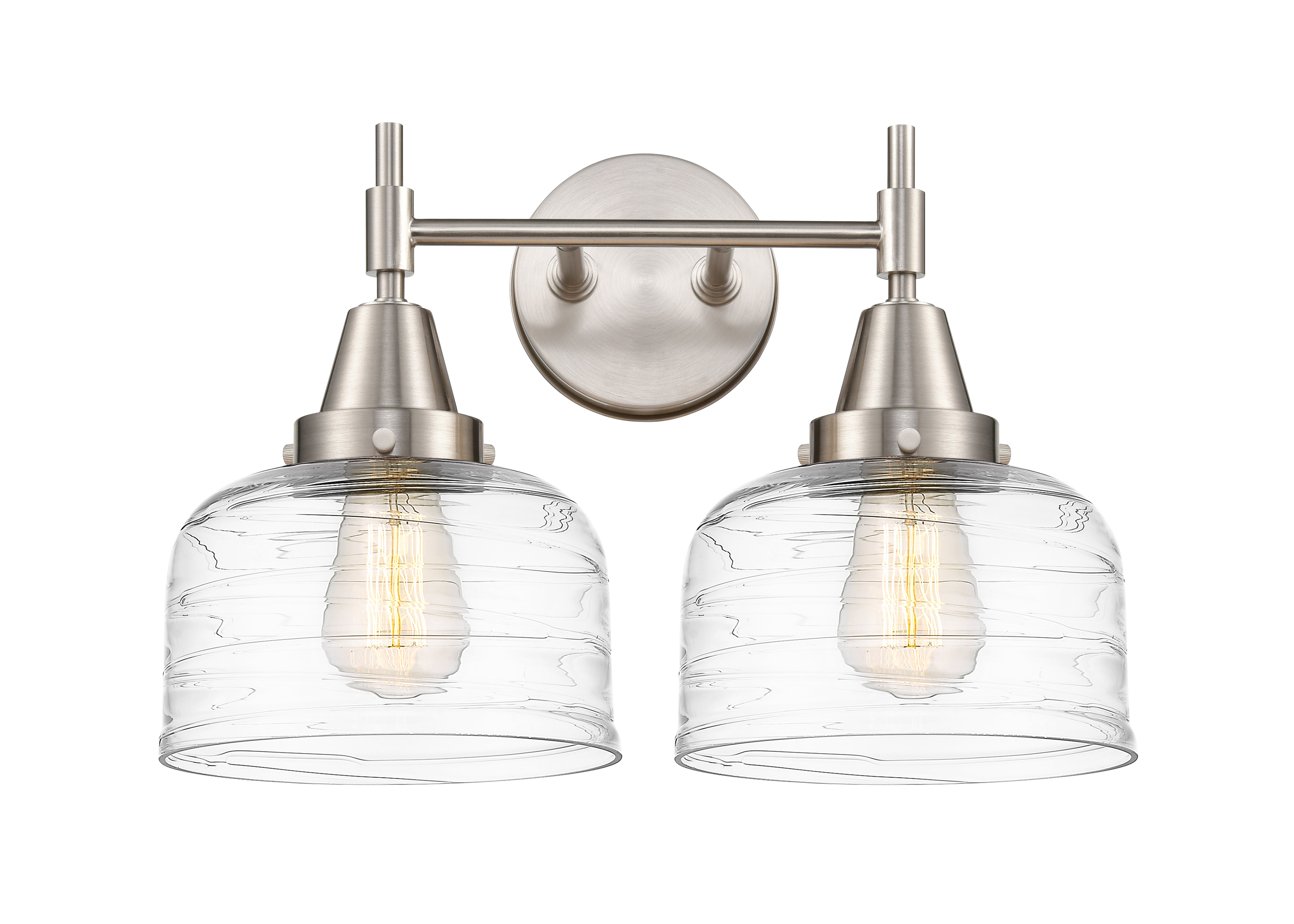 Caden Bath Vanity Light Glass Steel