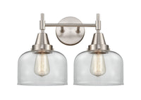 Caden Bath Vanity Light Glass Steel Finish