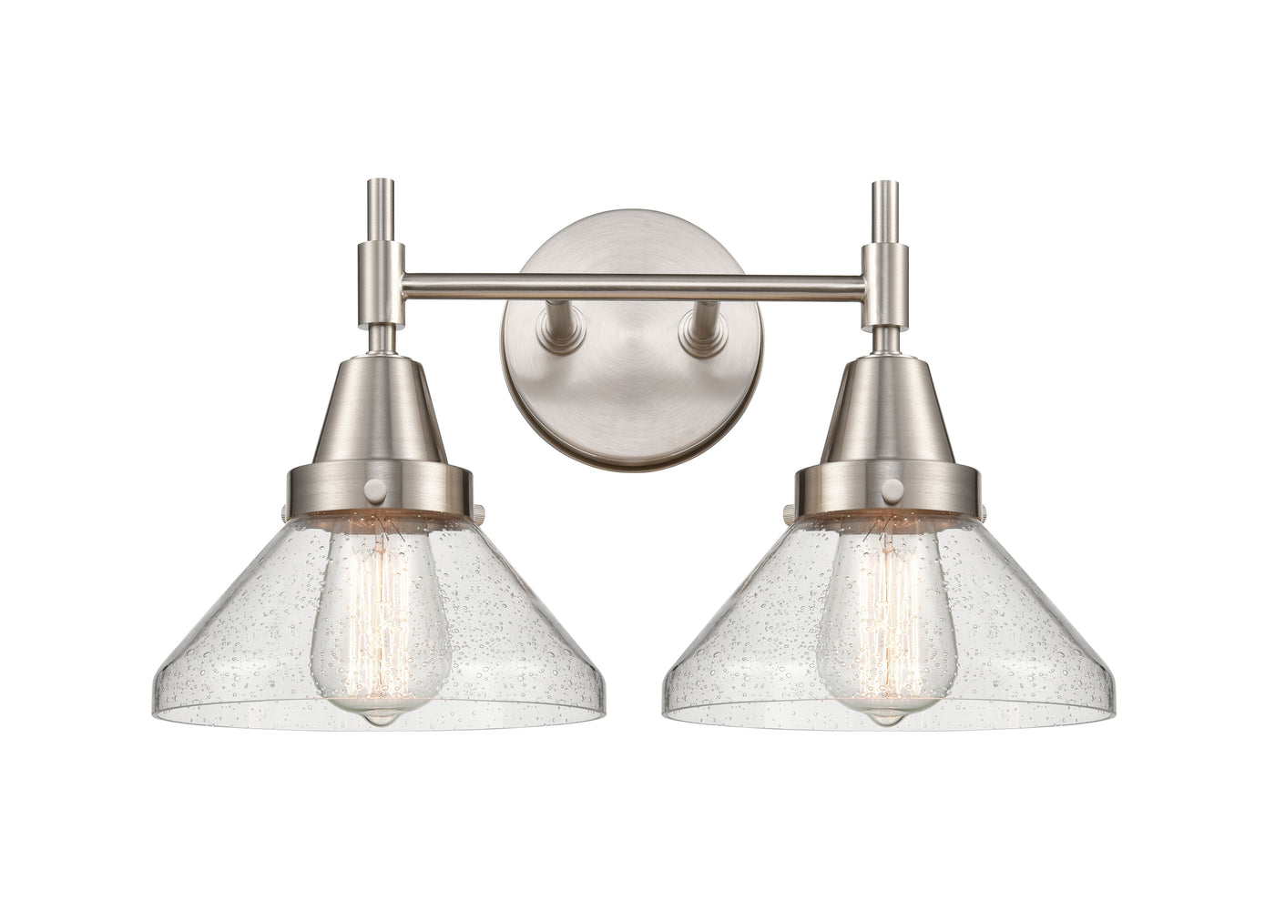 Caden Bath Vanity Light Glass Steel