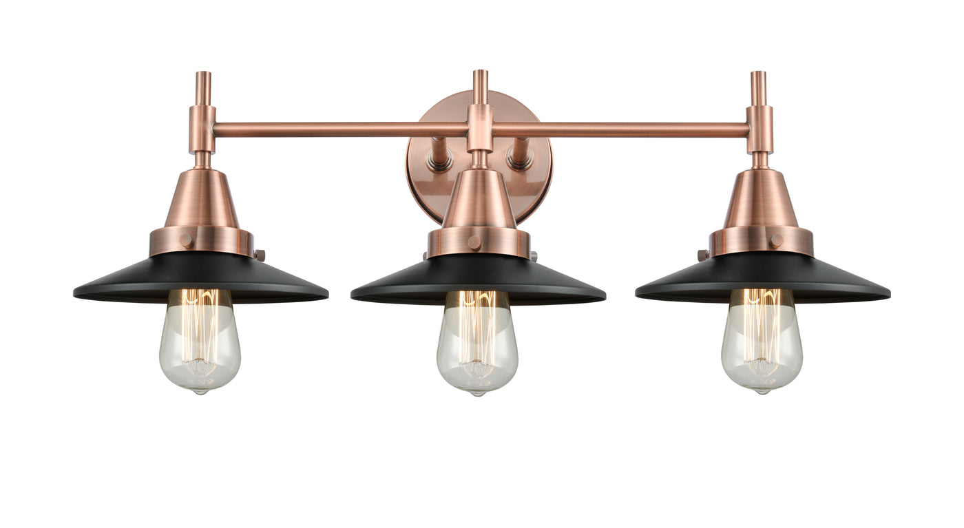 Caden Retro, Industrial Railroad Bath Vanity Light