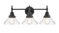 Caden Bath Vanity Light Glass Steel 3 Lights