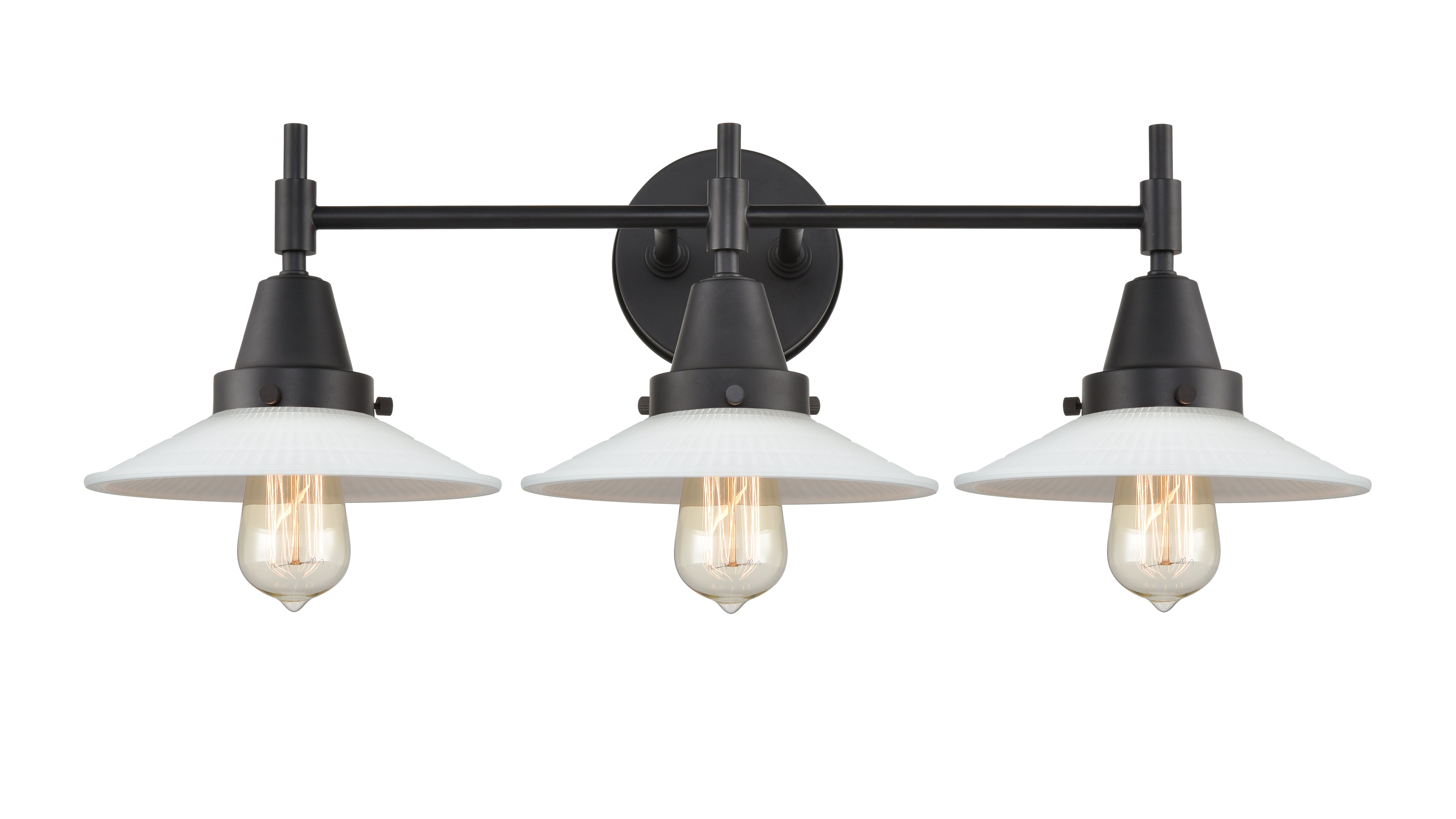 Caden Bath Vanity Light Glass Steel Dimmable