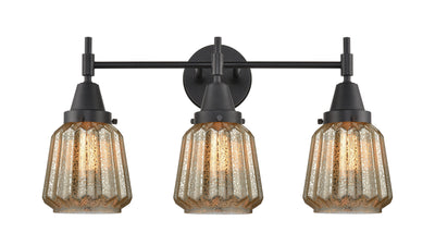 Caden Bath Vanity Light Glass Steel 12 Inch