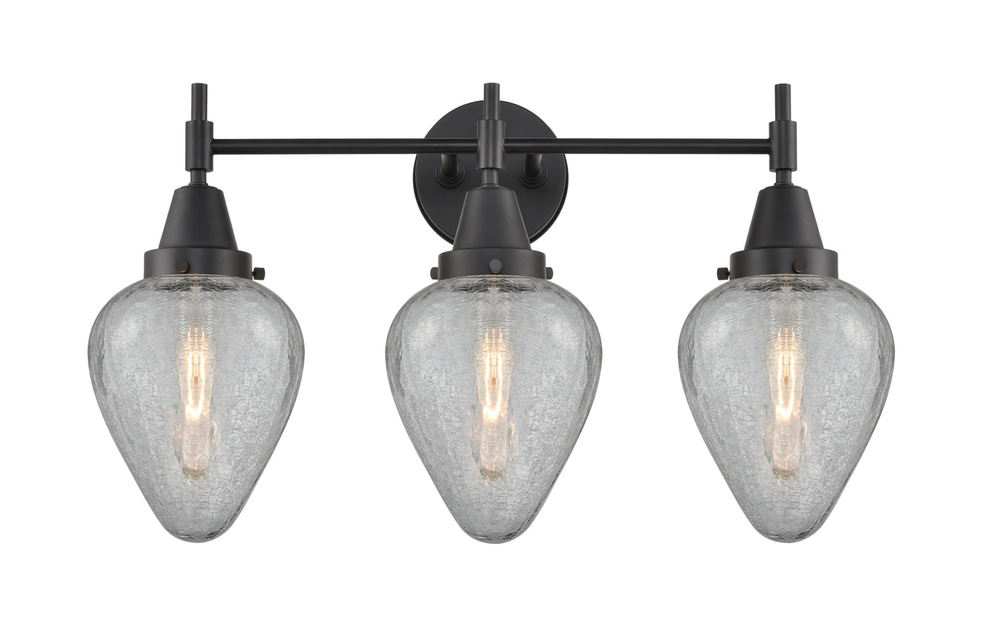 Caden Bath Vanity Light Steel Glass 24.25