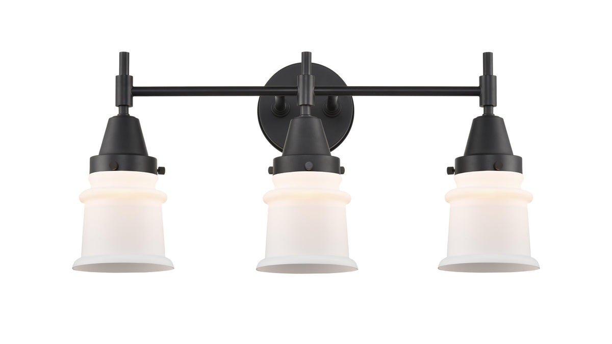 Canton 23-Inch 3-Light Bath Vanity Light 10.75-Inch High 7.875-Inch Extension