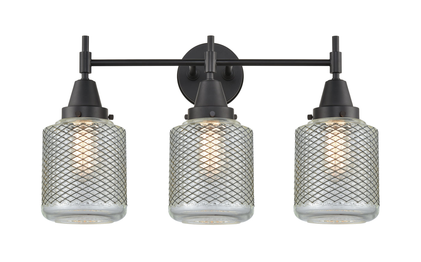 Caden Bath Vanity Light Glass Steel