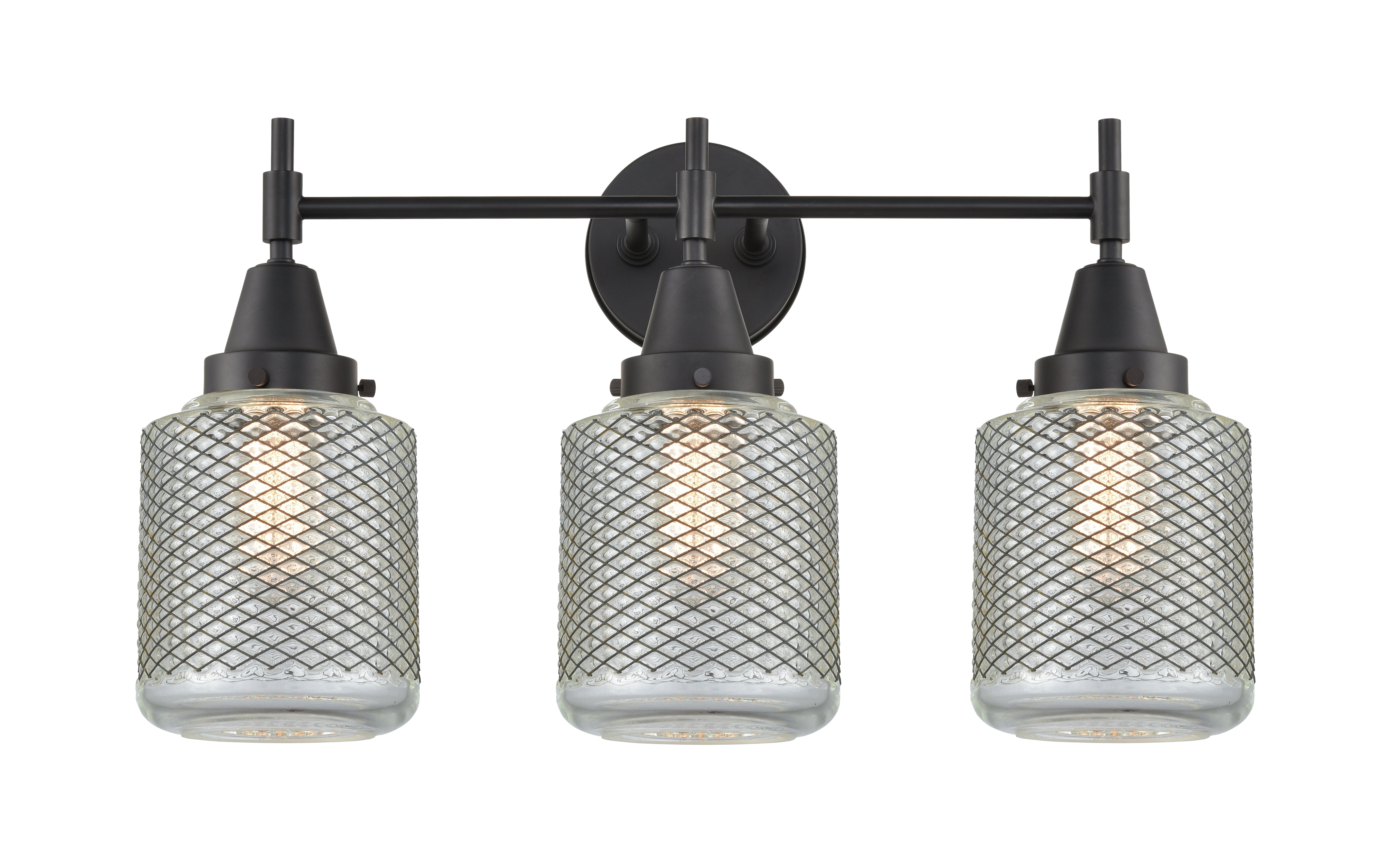 Caden Bath Vanity Light Glass Steel 24 Inch