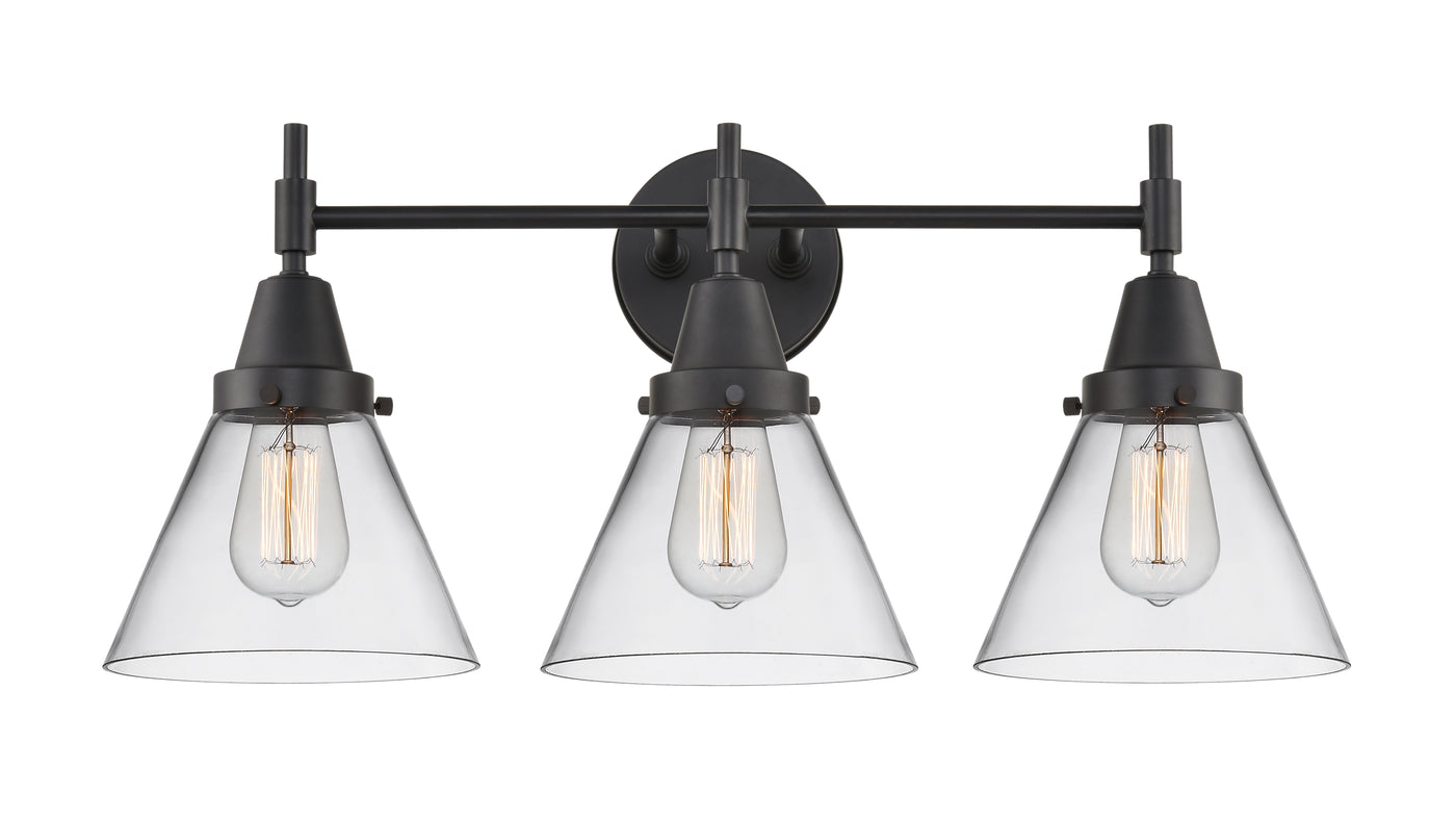 Caden Bath Vanity Light Glass Steel