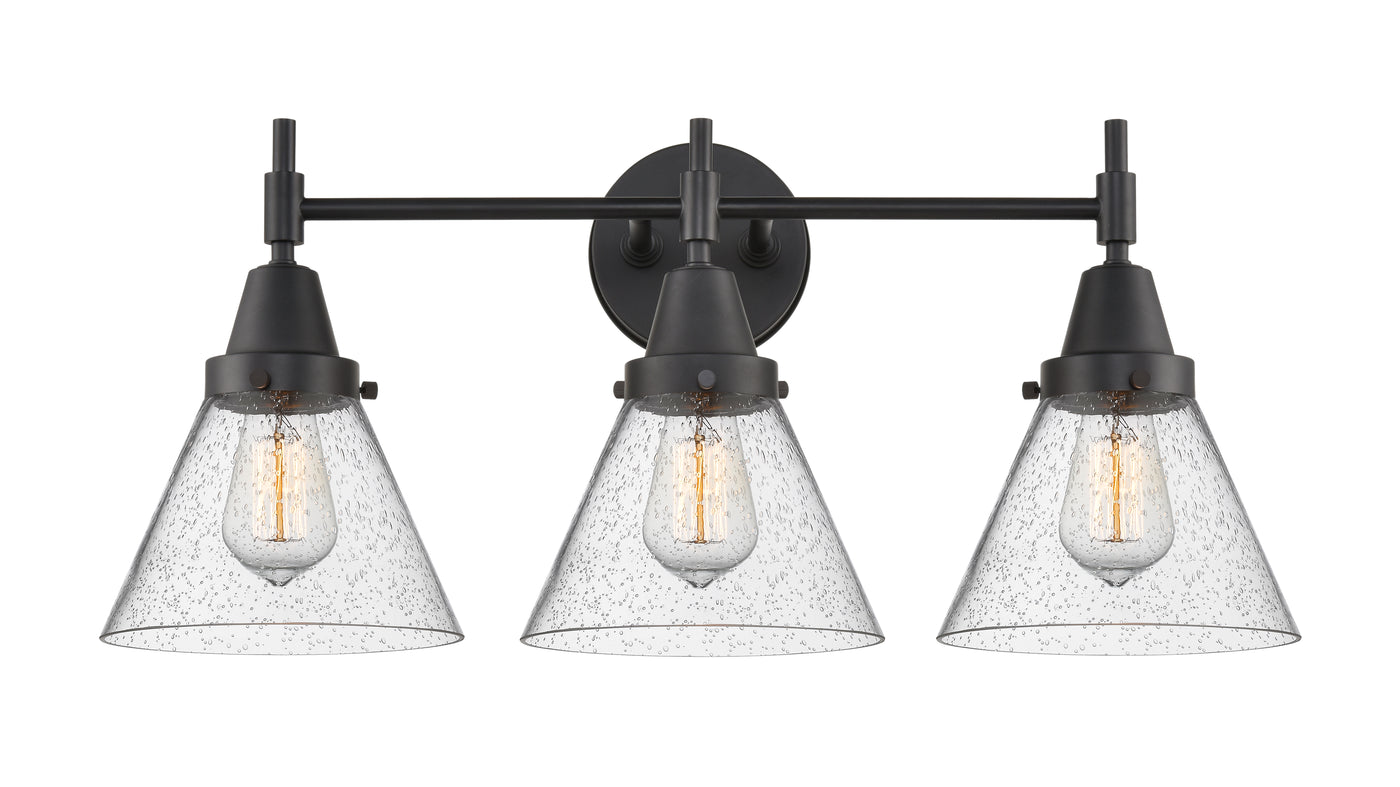 Caden Bath Vanity Light Glass Steel