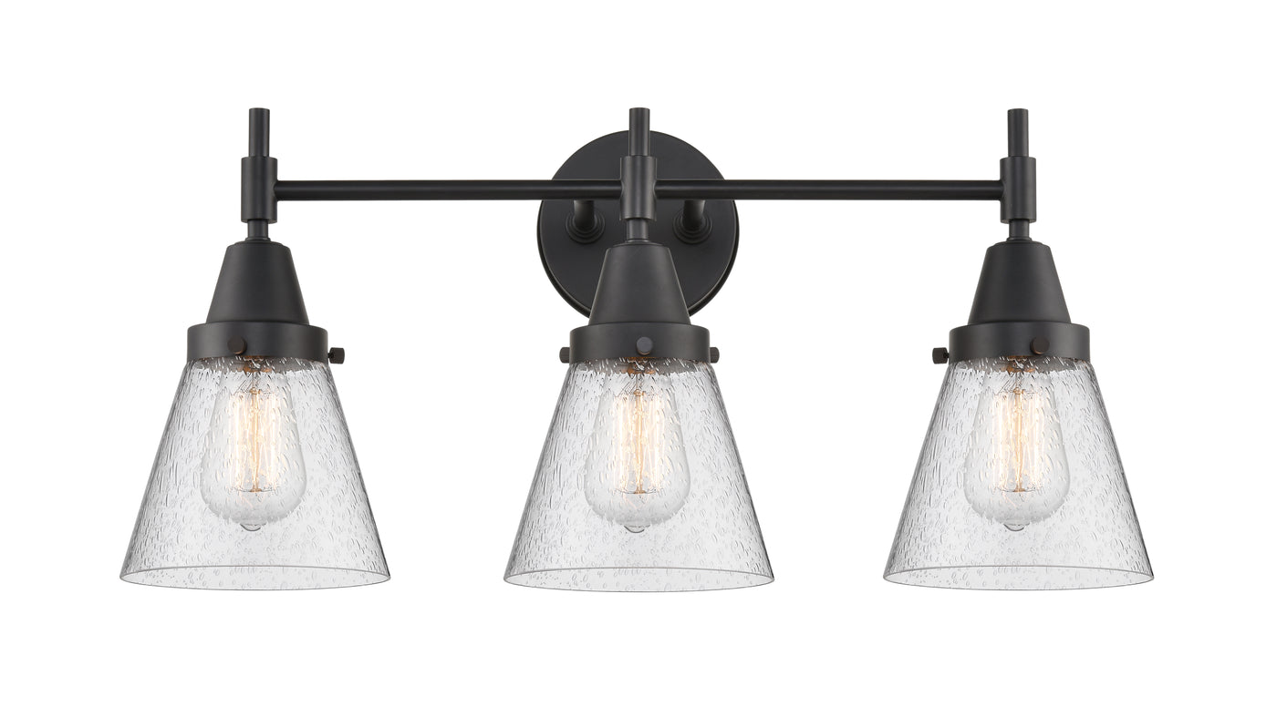 Caden Bath Vanity Light Steel Glass