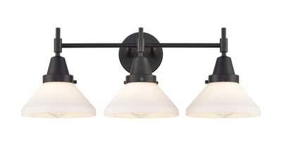 Caden Bath Vanity Light Glass Steel 3 Lights