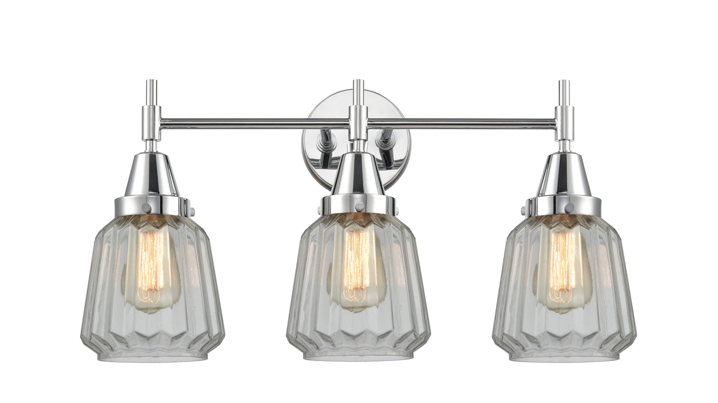 Caden Bath Vanity Light Glass Steel Dimmable