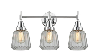 Caden Bath Vanity Light Glass Steel 12 Inch