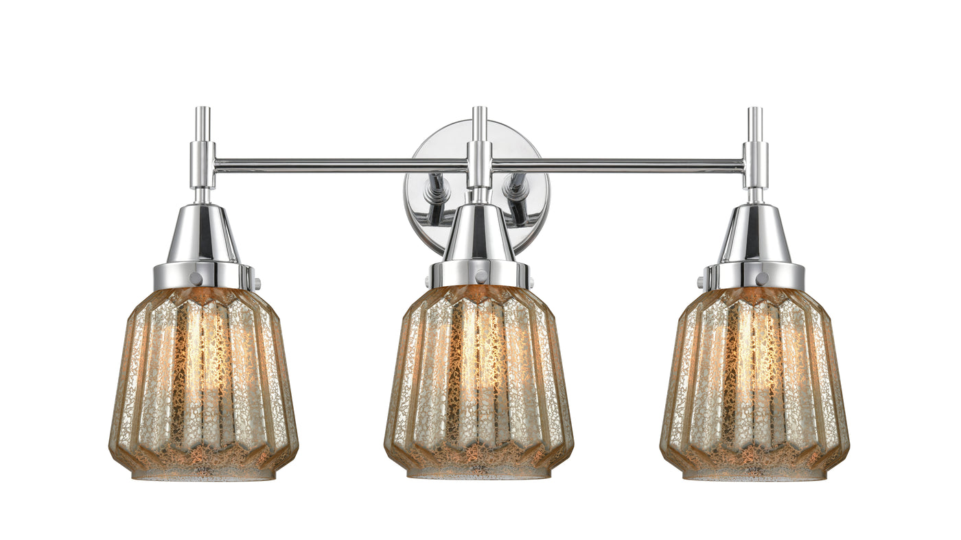 Caden Bath Vanity Light Glass Steel Dimmable