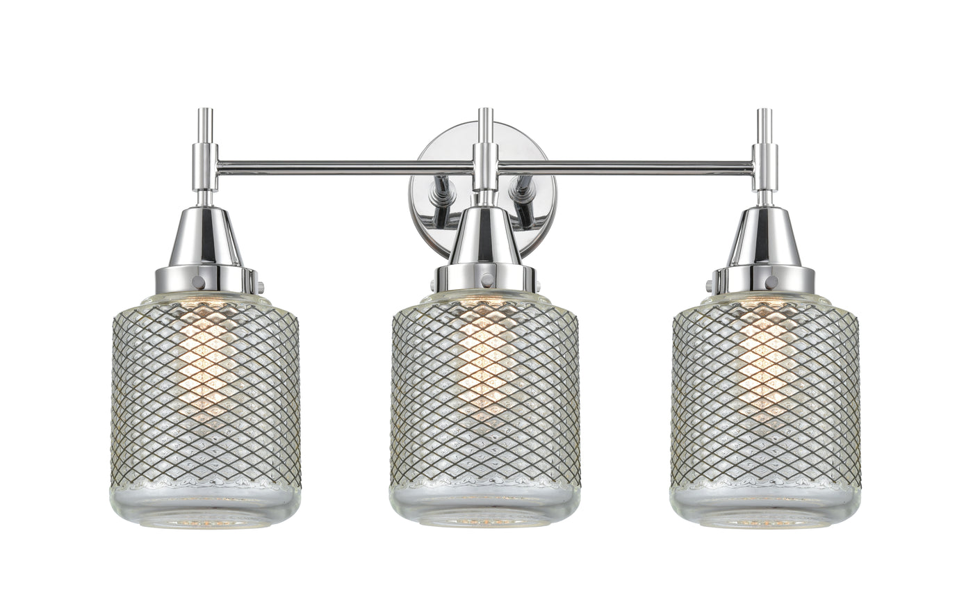 Caden Bath Vanity Light Glass Steel