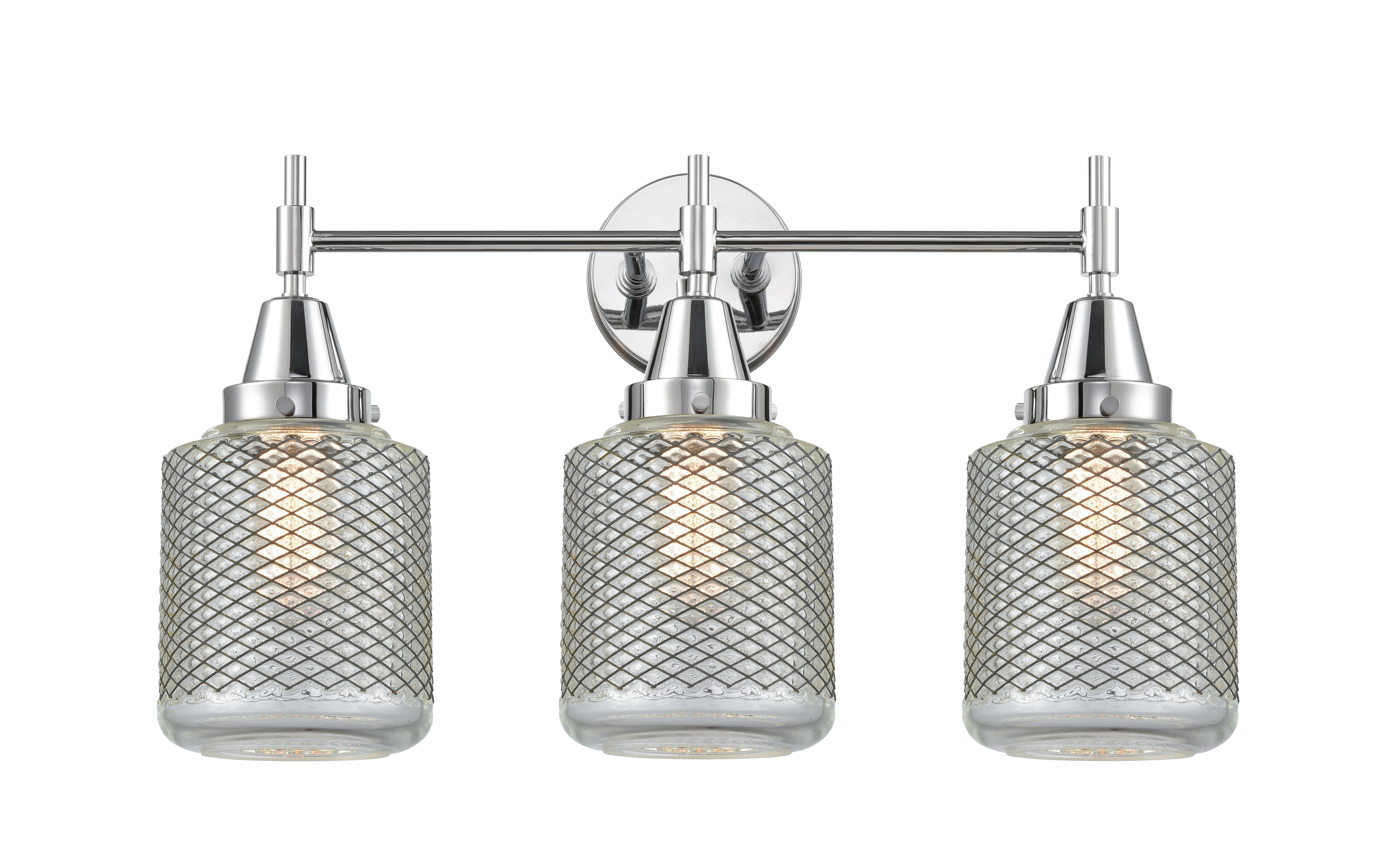 Caden Bath Vanity Light Glass Steel 24 Inch