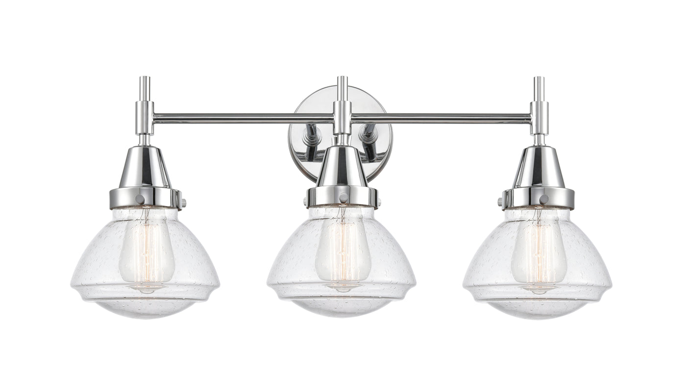 Caden Bath Vanity Light Glass Steel