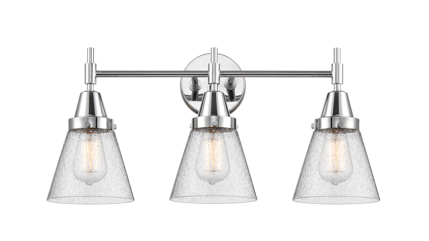 Caden Bath Vanity Light Steel Glass