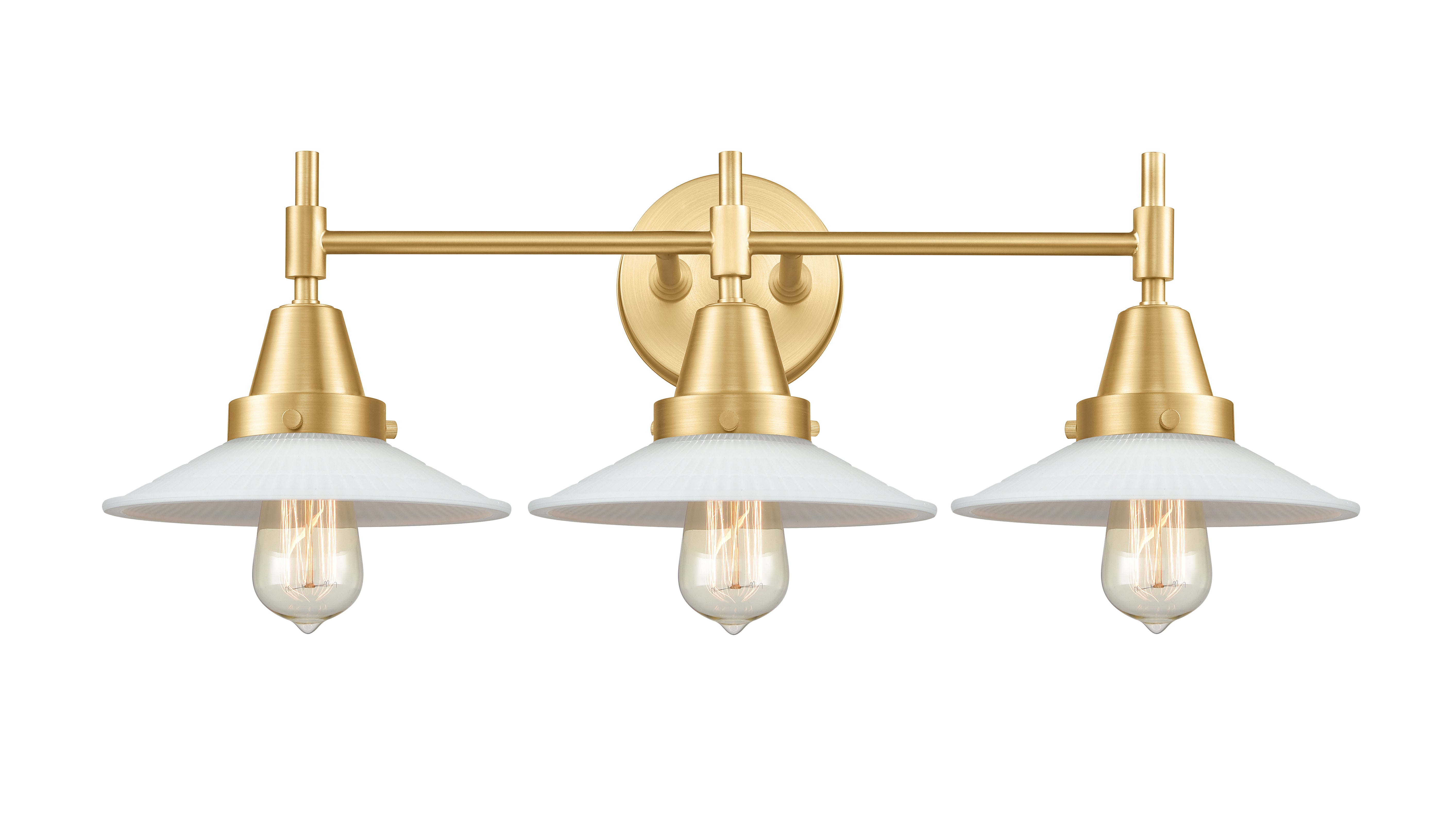 Caden Bath Vanity Light Glass Steel Dimmable