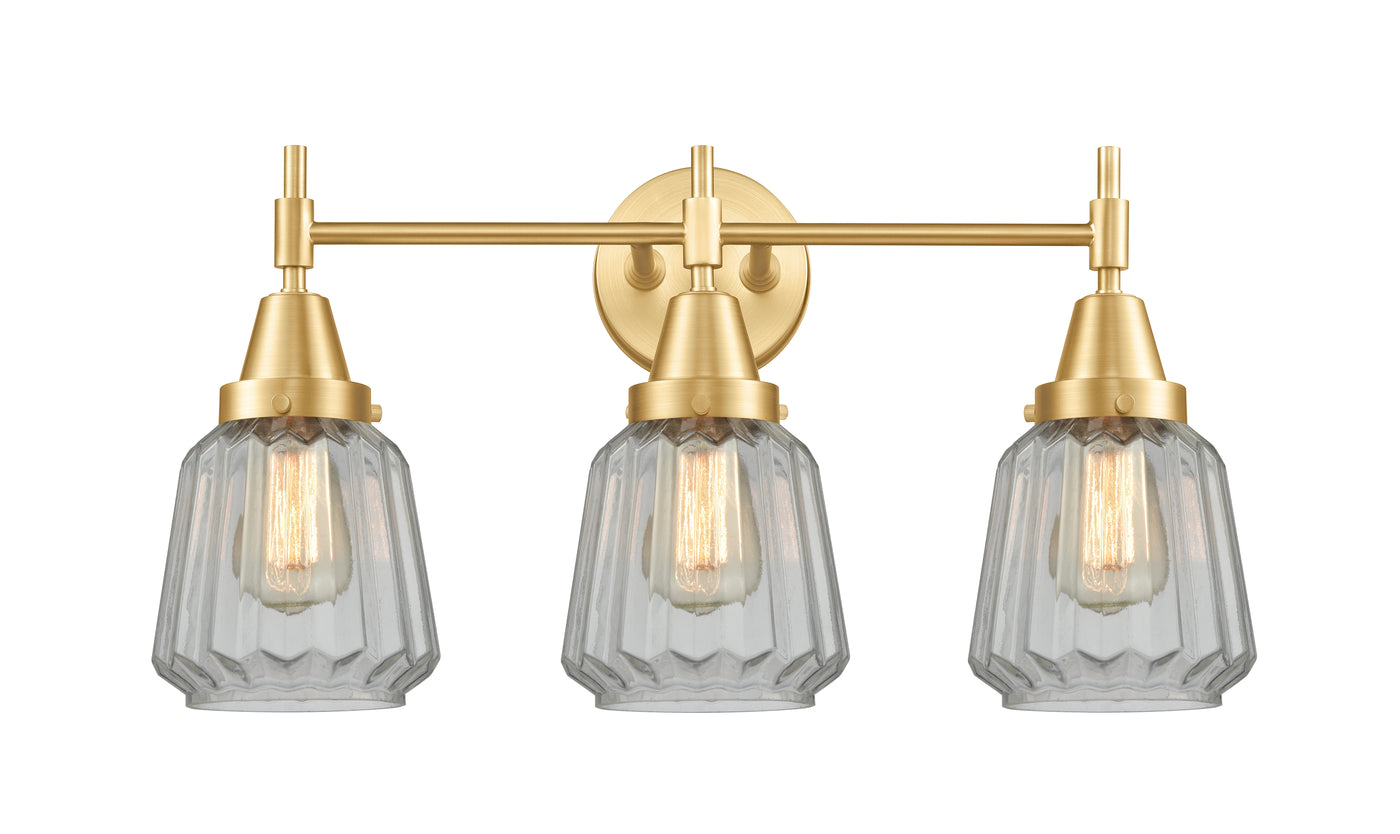 Caden Bath Vanity Light Glass Steel Dimmable