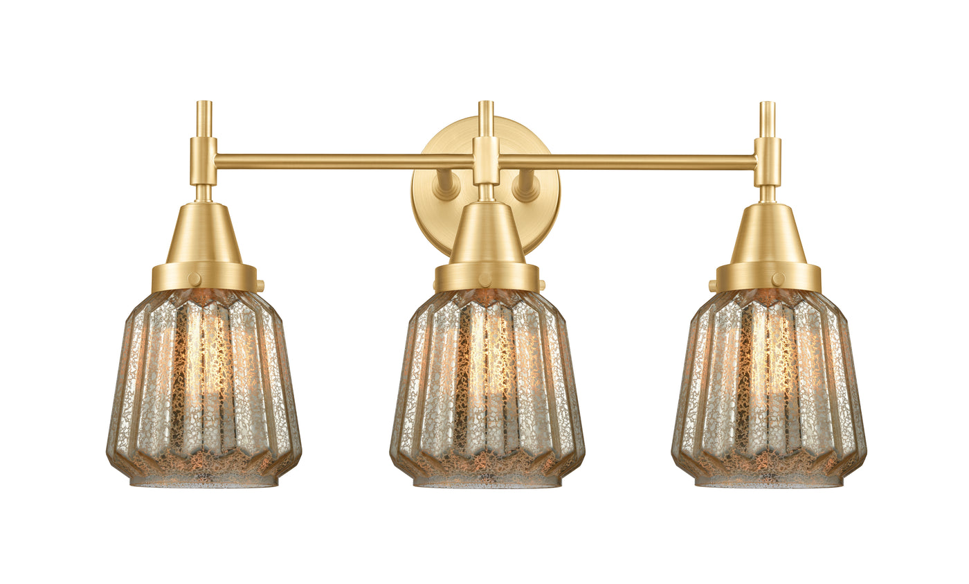 Caden Bath Vanity Light Glass Steel Dimmable