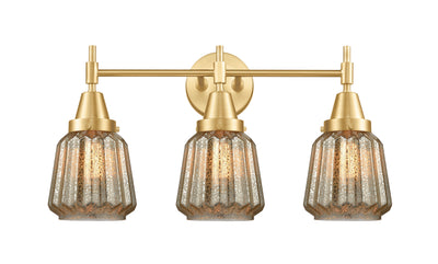 Caden Bath Vanity Light Glass Steel 12 Inch