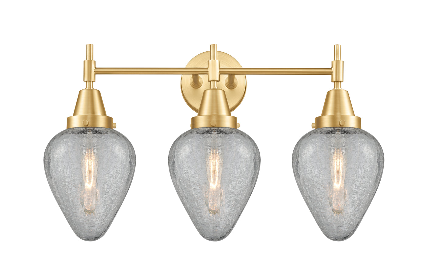 Caden Bath Vanity Light Steel Glass 24.25