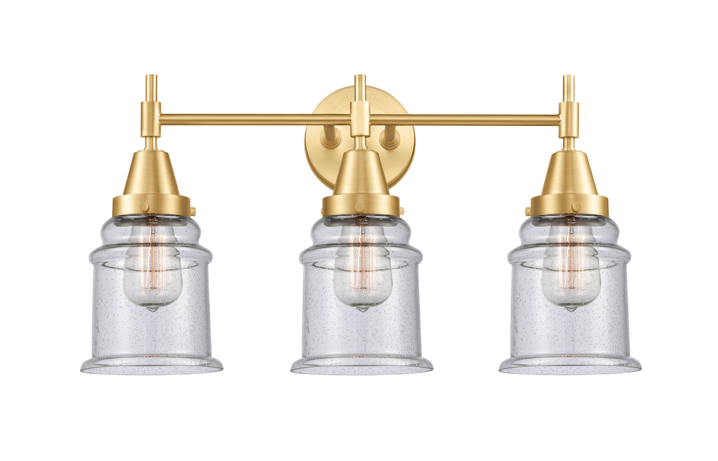 Caden Bath Vanity Light Glass Steel 24.75