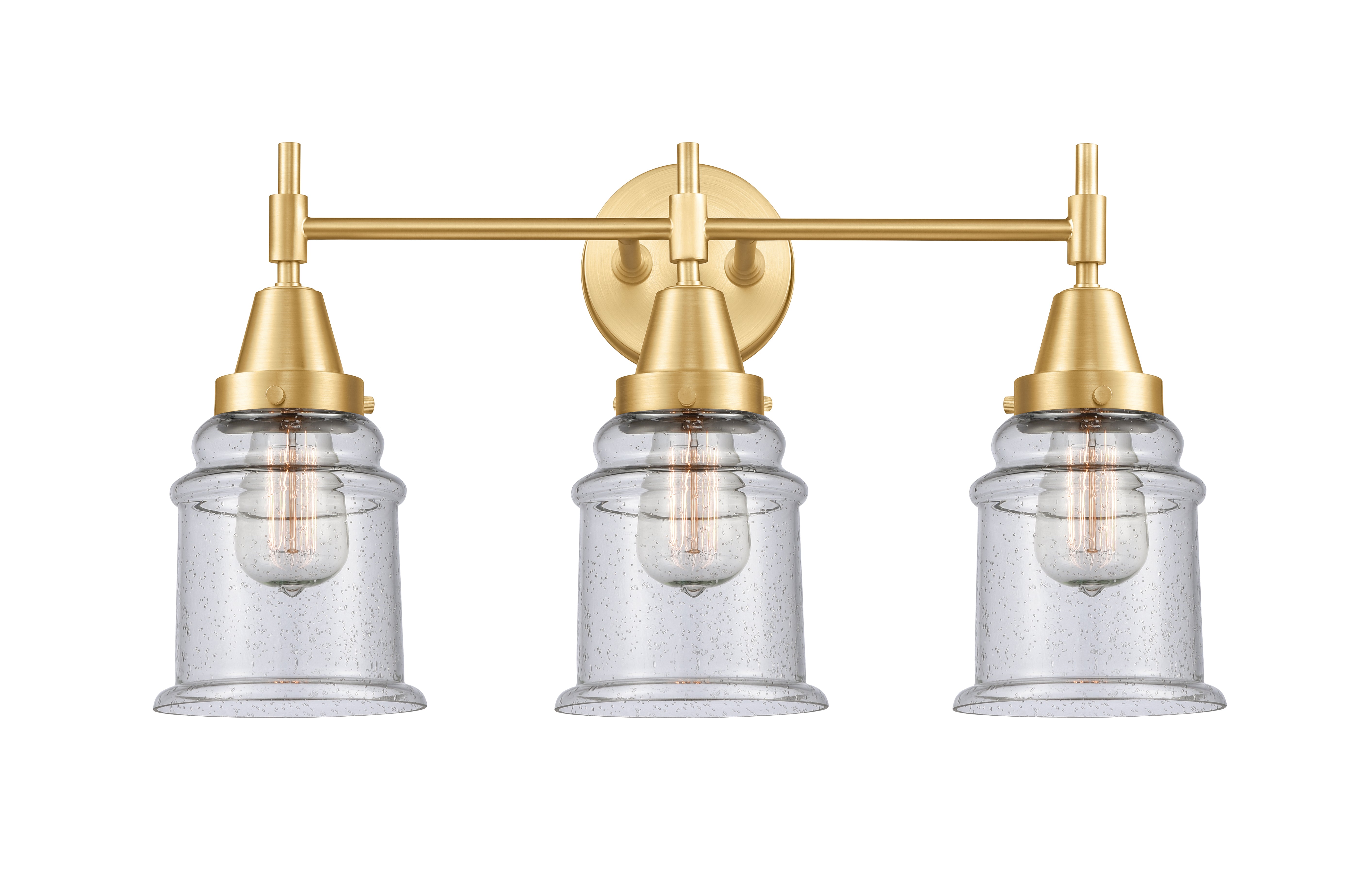 Caden Bath Vanity Light Glass Steel 24.75