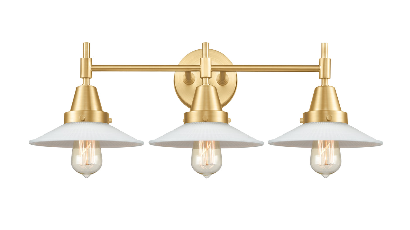 Caden Bath Vanity Light Glass Steel 27 Inch