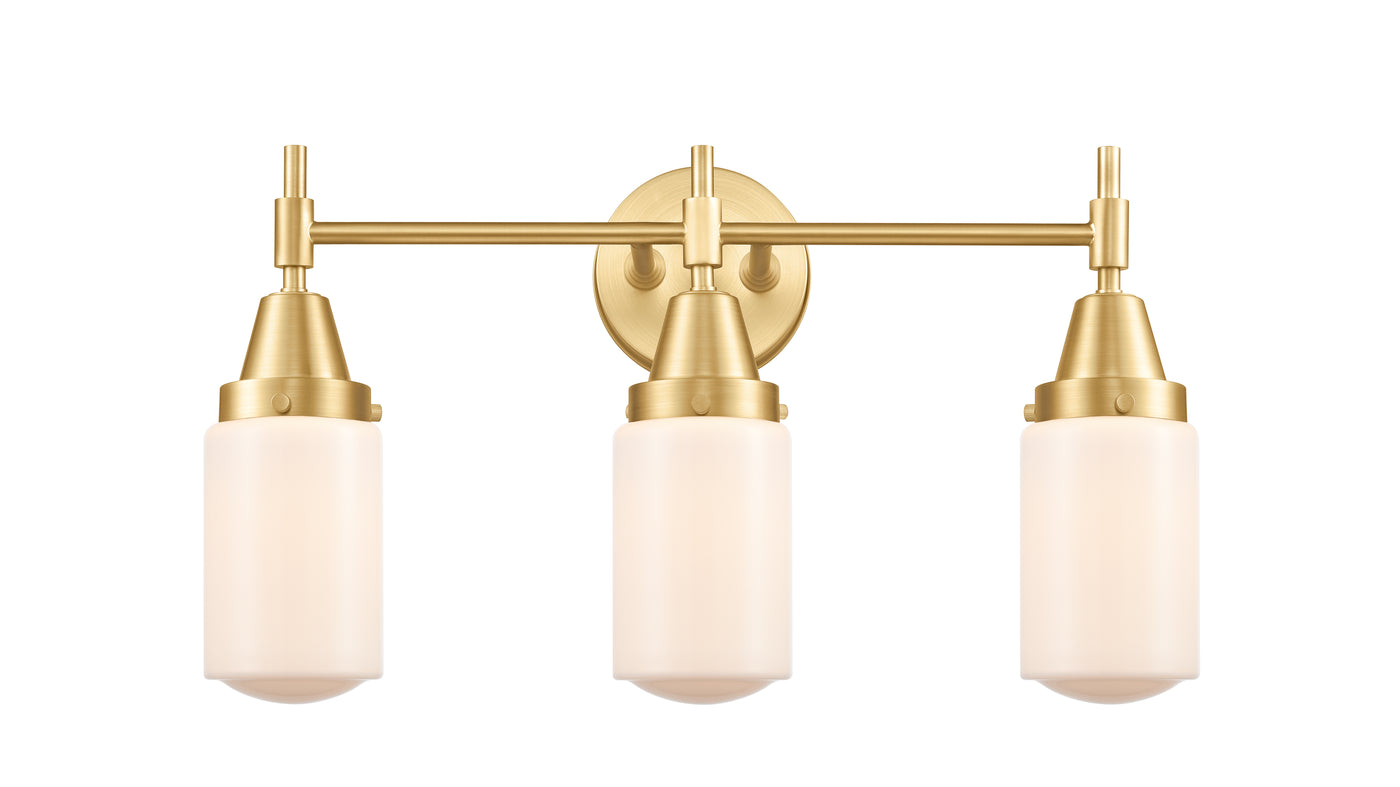 Caden Bath Vanity Light Glass Steel