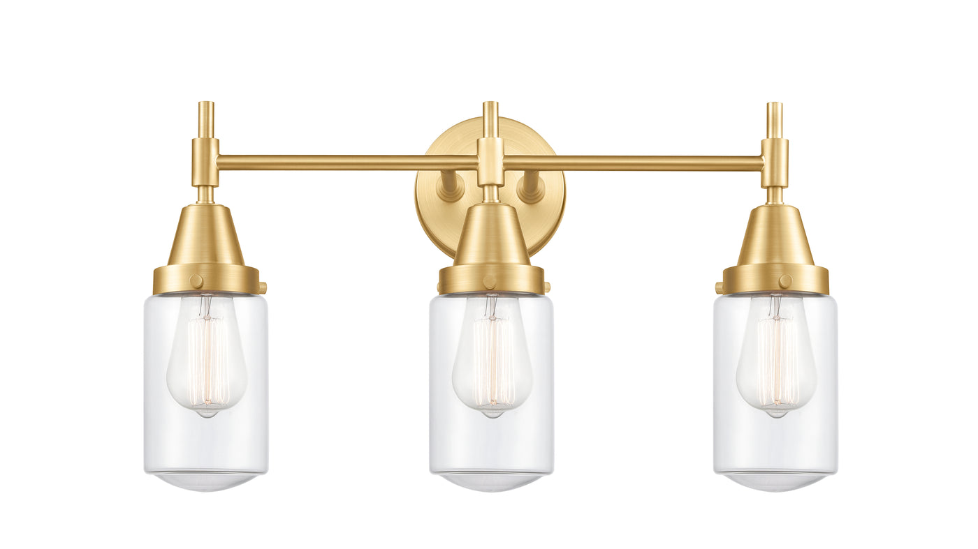 Caden Bath Vanity Light Glass Steel