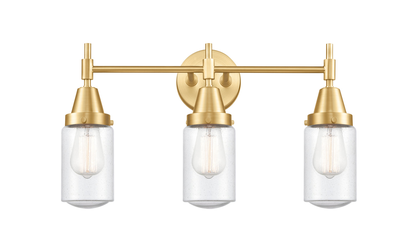 Caden Bath Vanity Light Glass Steel